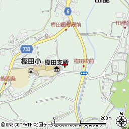 大阪府高槻市田能スハノ下周辺の地図