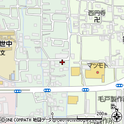京都府京都市南区久世大藪町308周辺の地図