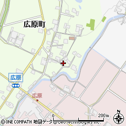 兵庫県加西市広原町328-3周辺の地図