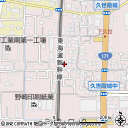 京都府京都市南区久世殿城町146周辺の地図