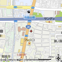 ホシザキ京阪株式会社　伏見営業所周辺の地図