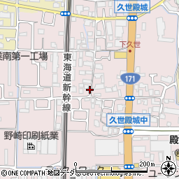 京都府京都市南区久世殿城町150周辺の地図
