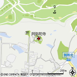 兵庫県加西市別所町1周辺の地図