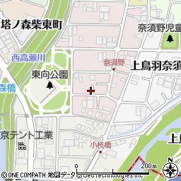 京都府京都市南区上鳥羽西浦町380周辺の地図