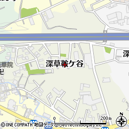 京都府京都市伏見区深草鞍ケ谷周辺の地図
