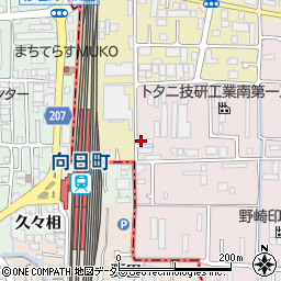 京都府京都市南区久世殿城町101周辺の地図