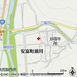 兵庫県姫路市安富町瀬川154周辺の地図
