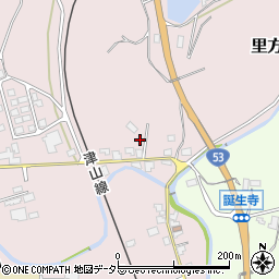 岡山県久米郡久米南町里方764-2周辺の地図