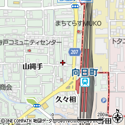 東洋カーマックス向日町駅前駐車場周辺の地図
