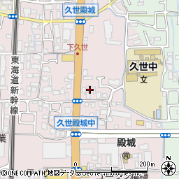 京都府京都市南区久世殿城町468周辺の地図