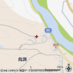 岡山県美作市鳥渕50周辺の地図