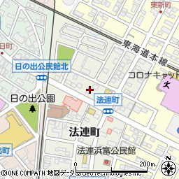 愛知県安城市法連町13周辺の地図