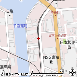 三重県四日市市千歳町周辺の地図