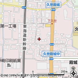 京都府京都市南区久世殿城町167周辺の地図