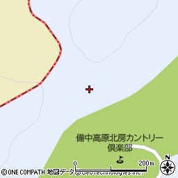 備中高原北房カントリー倶楽部周辺の地図