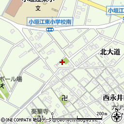 愛知県刈谷市小垣江町北大道103周辺の地図