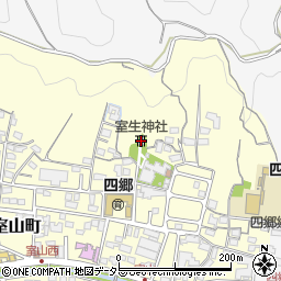 室生神社周辺の地図