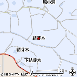 愛知県知多市佐布里（結芽木）周辺の地図
