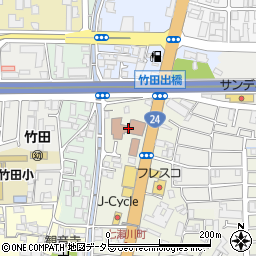 京都市消防局伏見消防署周辺の地図