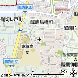 京都府京都市伏見区醍醐御陵西裏町31周辺の地図