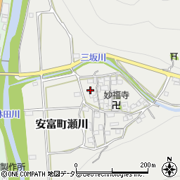 兵庫県姫路市安富町瀬川398-1周辺の地図