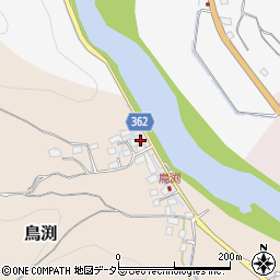 岡山県美作市鳥渕15周辺の地図