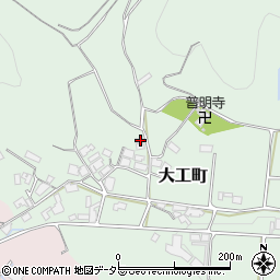 兵庫県加西市大工町401周辺の地図