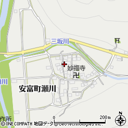 兵庫県姫路市安富町瀬川410周辺の地図