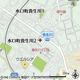 ファミリーマート貴生川駅前店周辺の地図