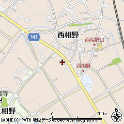 兵庫県三田市西相野288周辺の地図