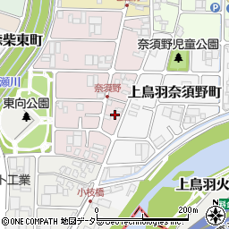 京都府京都市南区上鳥羽西浦町274周辺の地図