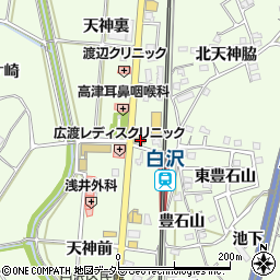 愛知県知多郡阿久比町白沢豊石山2-3周辺の地図