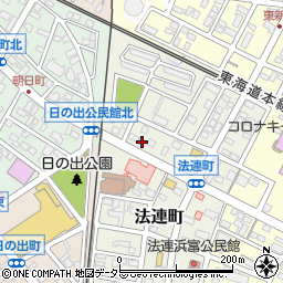愛知県安城市法連町13-2周辺の地図