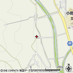 兵庫県三田市小野1116周辺の地図