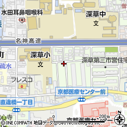 京都府京都市伏見区深草西伊達町87-61周辺の地図