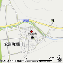 兵庫県姫路市安富町瀬川415周辺の地図