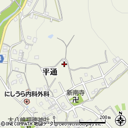 大阪府豊能郡能勢町平通20周辺の地図