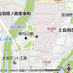 京都府京都市南区上鳥羽西浦町384周辺の地図