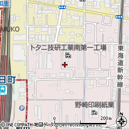 京都府京都市南区久世殿城町112周辺の地図