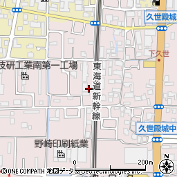 京都府京都市南区久世殿城町135周辺の地図