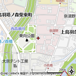 京都府京都市南区上鳥羽西浦町385周辺の地図