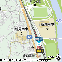 岡山県新見市石蟹129周辺の地図