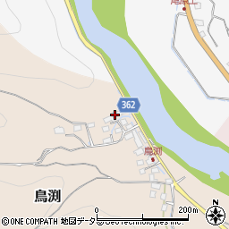 岡山県美作市鳥渕17周辺の地図