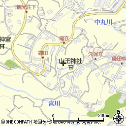 静岡県伊東市鎌田458周辺の地図