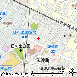 愛知県安城市法連町13-26周辺の地図