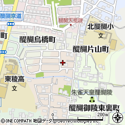 京都府京都市伏見区醍醐御陵西裏町34周辺の地図