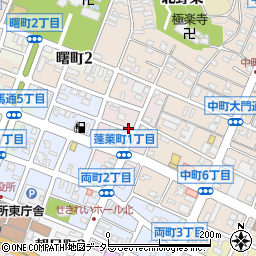 愛知県岡崎市蓬莱町周辺の地図