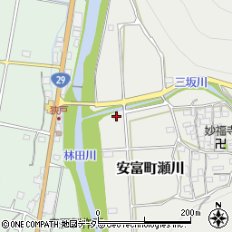兵庫県姫路市安富町瀬川726周辺の地図