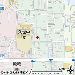 京都府京都市南区久世大藪町256周辺の地図