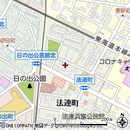 愛知県安城市法連町13-23周辺の地図